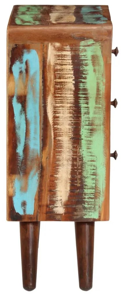 Aparador 55x30x80 cm madeira recuperada maciça