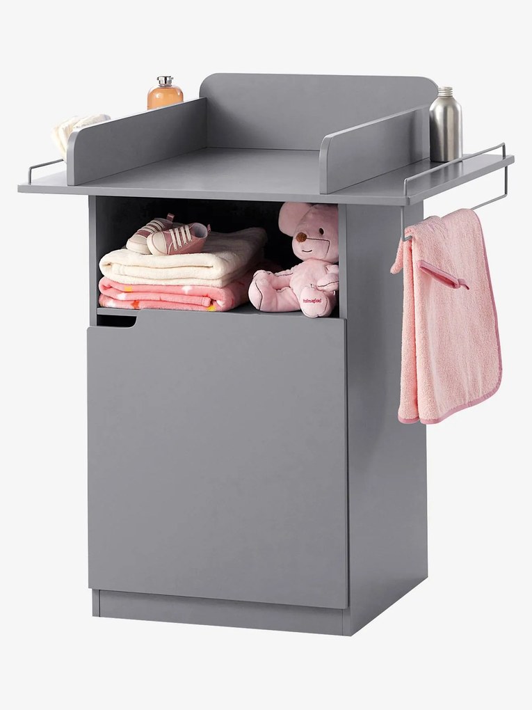 Móvel de mudas, tema Babyspace cinza-escuro