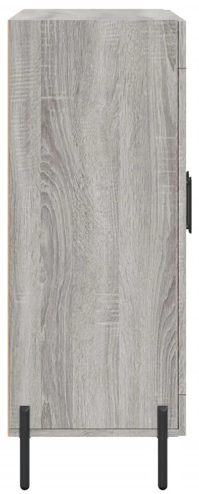 Aparador 69,5x34x90 cm derivados de madeira cinzento sonoma