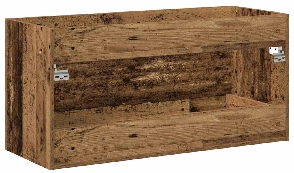 Armário lavatório 100x38,5x48 cm deriv. madeira madeira velha