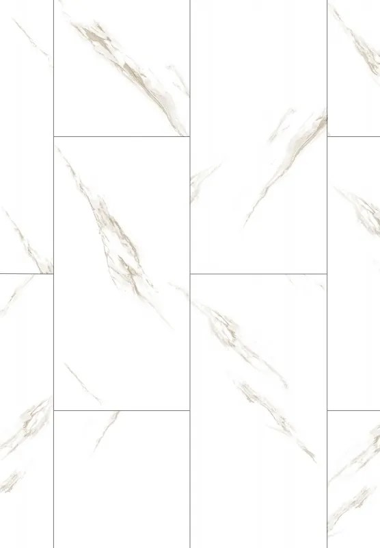 Mexen River White  painéis vinílicos 610 x 305 mm SPC 6,5 mm, base IXPE 1,5 mm, 4 V-Fuga, Jazz White