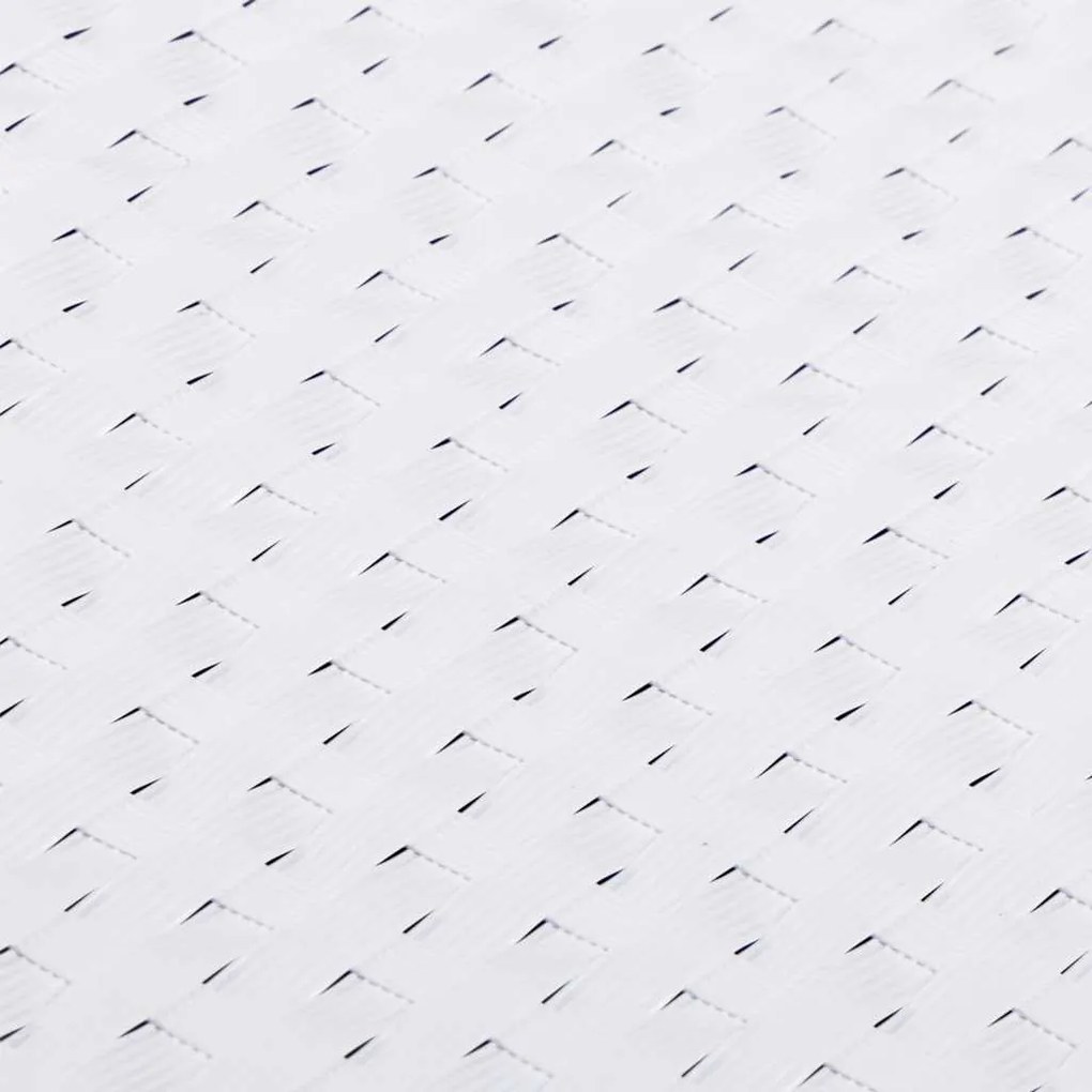 Tela de varanda 400x80 cm vime PE branco