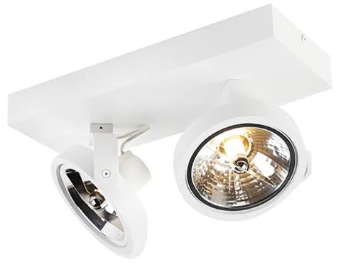 LED Projete spot de 2 luzes ajustáveis brancas, incluindo 2 x G9 - Go Design,Industrial,Moderno