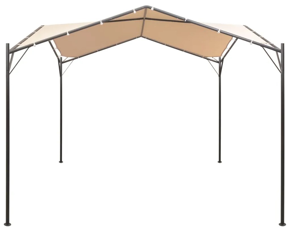 Gazebo tenda com toldo 3x3 m aço bege