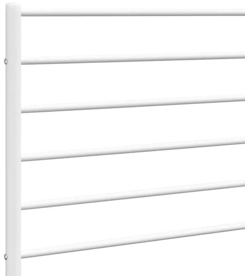 Cabeceira de cama 200 cm metal branco