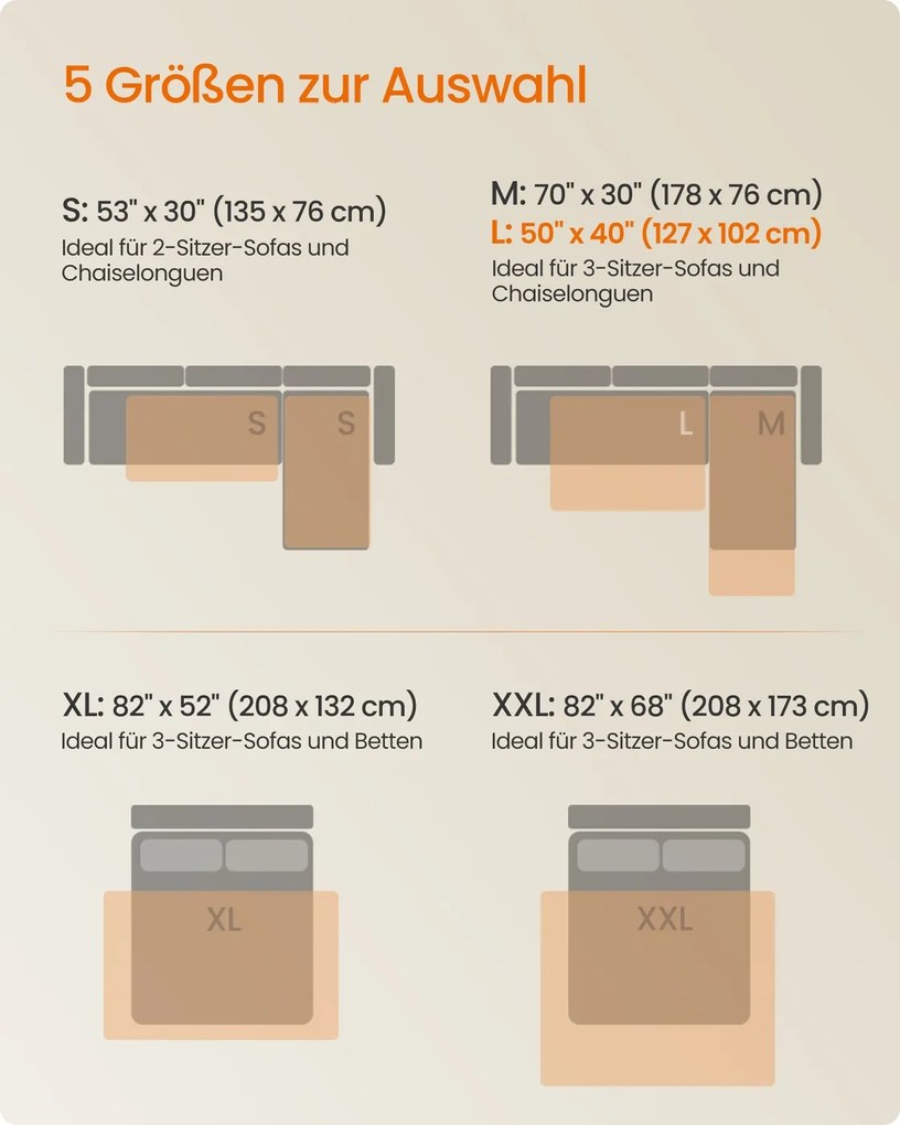 Manta impermeável para cães 1208 x 173 cm cinzento