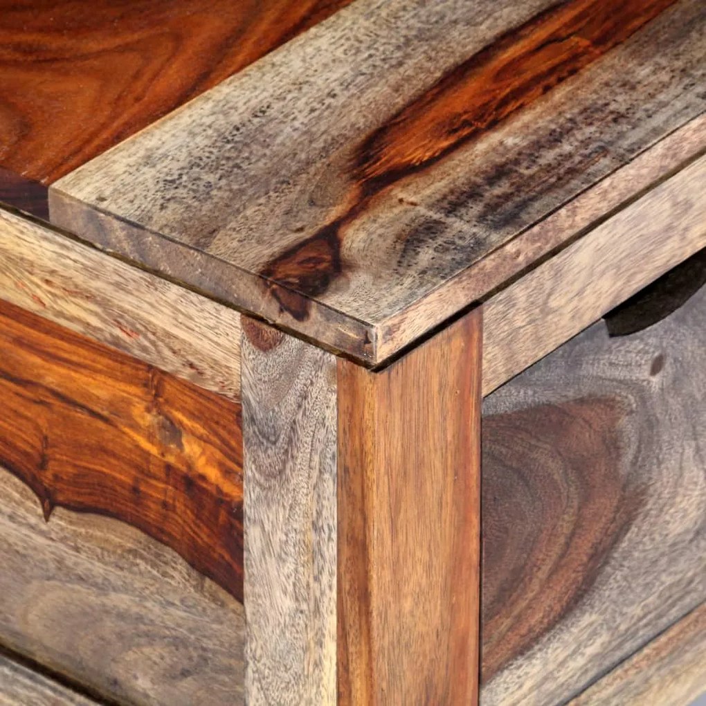 Mesa de centro 100x50x30 cm madeira de acácia maciça cinzento