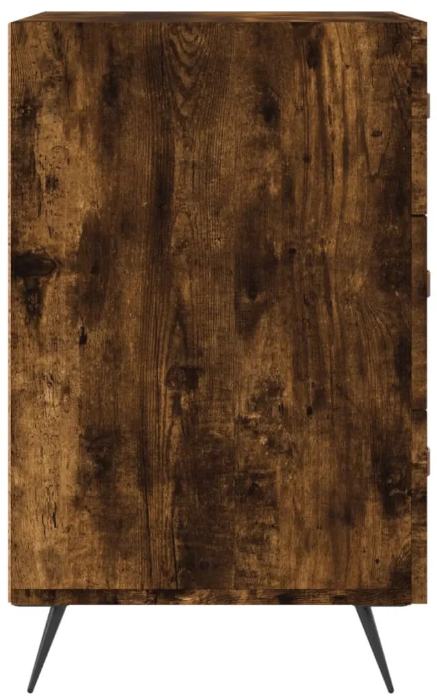 Mesa cabeceira 40x40x66 cm derivados de madeira carvalho fumado