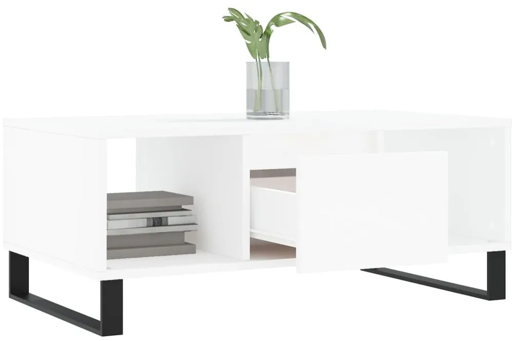 Mesa de centro 90x50x36,5 cm derivados de madeira branco