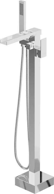 Mexen Algar torneira de banheira independente, cromada - 75733-00