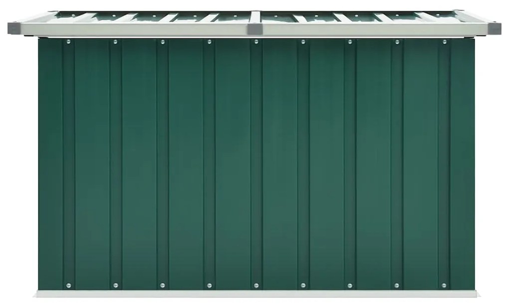 Caixa de arrumação para jardim 109x67x65 cm verde