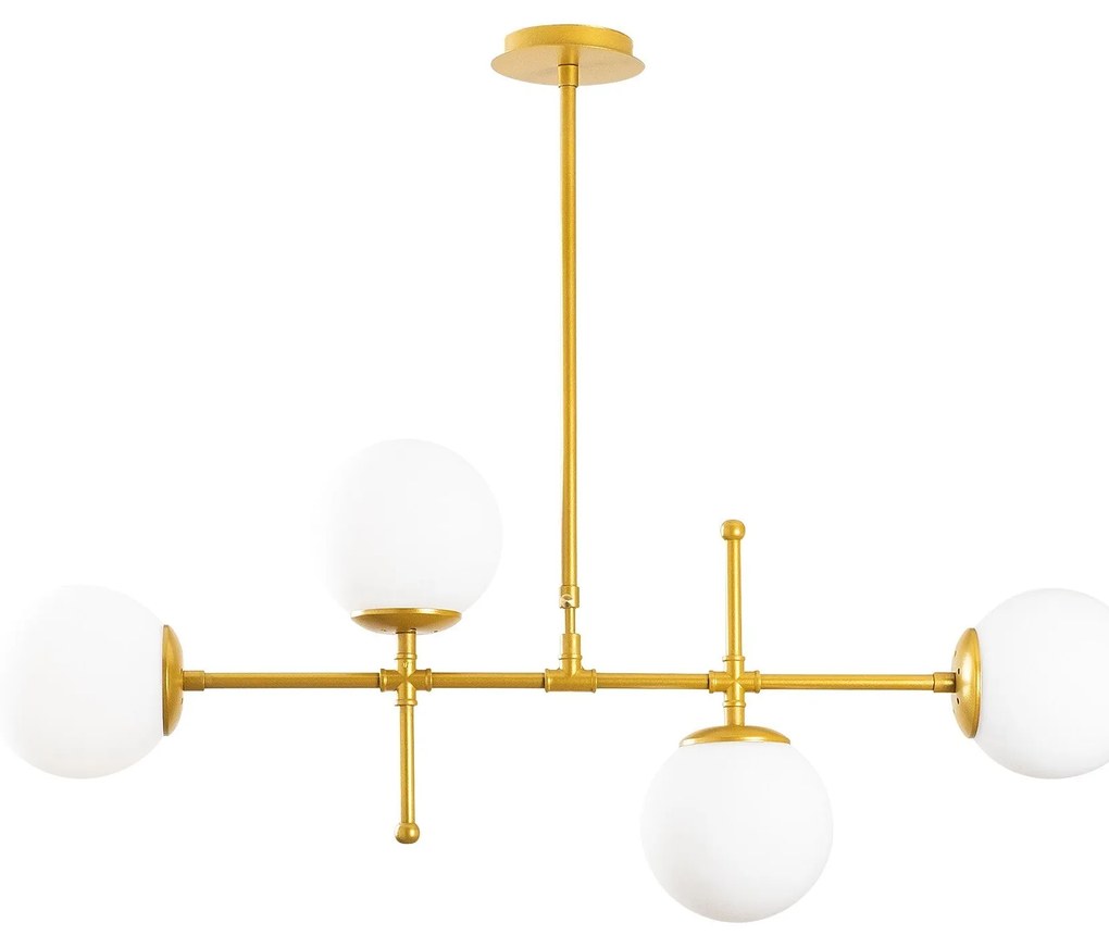 Candeeiro de Teto Mudoni – Dourado – 108 x 15 cm