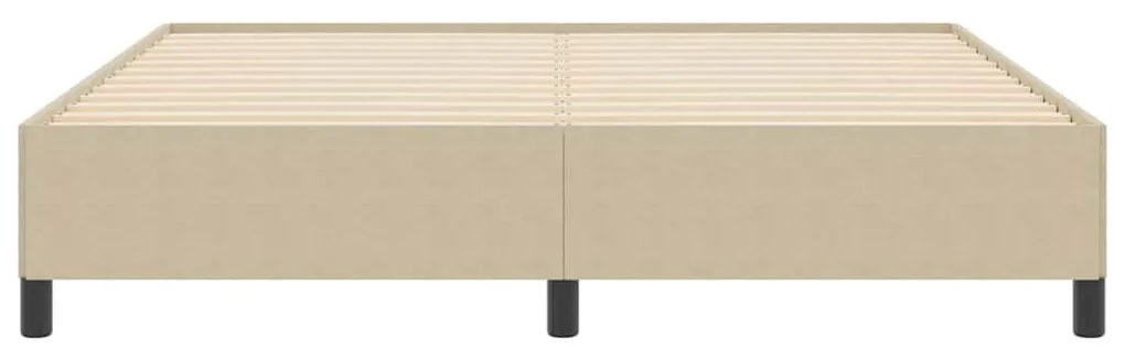 Base de Cama vidaXL Verde Claro Cinza 180x200 cm Tecido Canelado