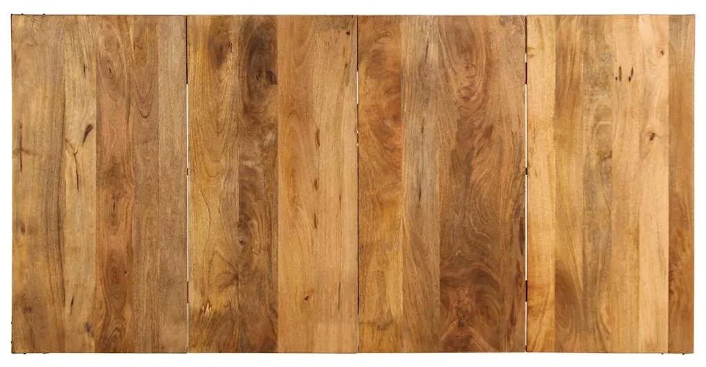 Mesa de jantar 200x100x75 cm madeira de mangueira maciça