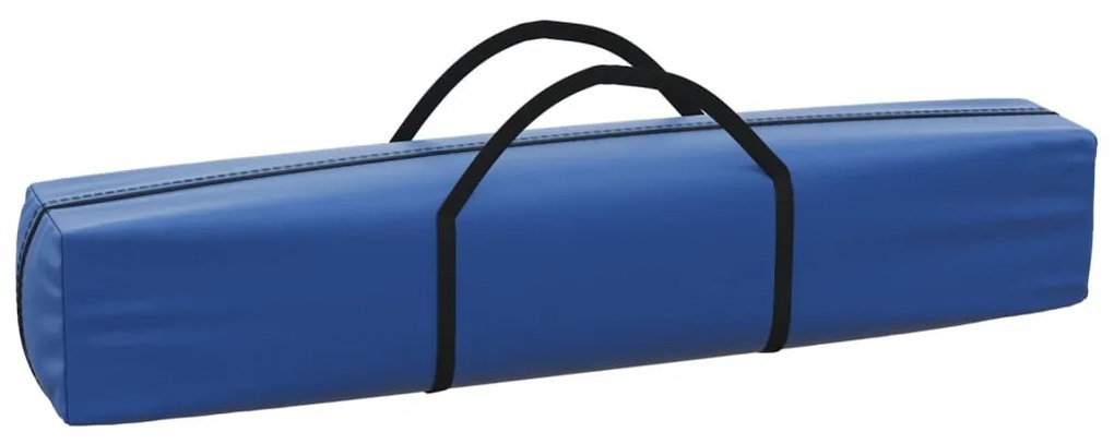 Tenda para festas dobrável com paredes laterais 3x6 m azul
