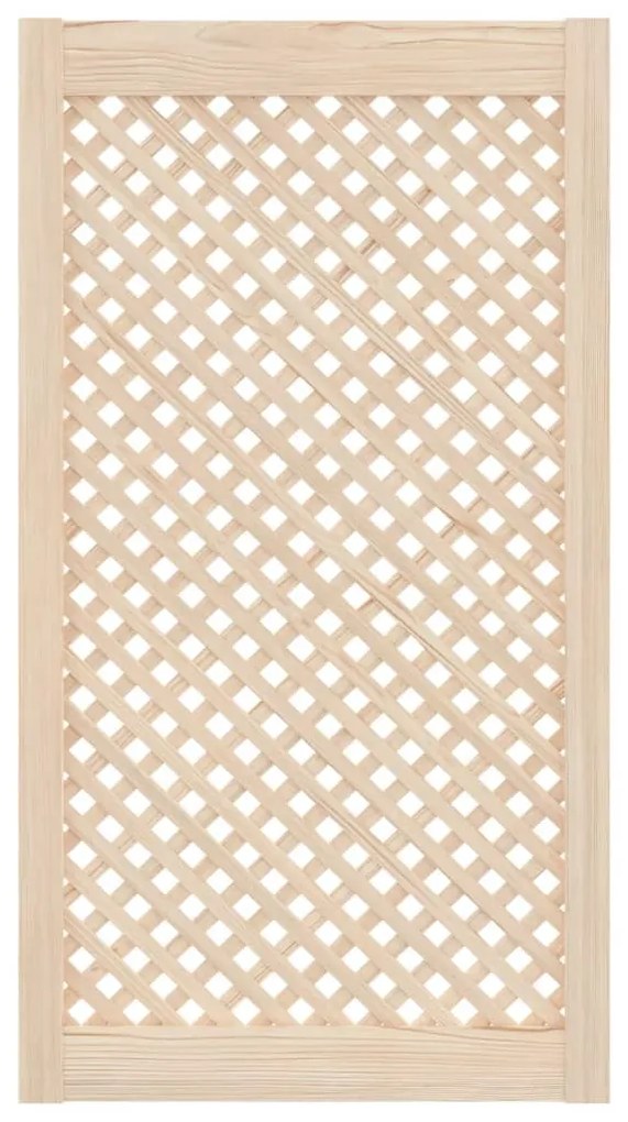 Portas de armário design treliça 2 pcs 49,5x99 cm pinho maciço