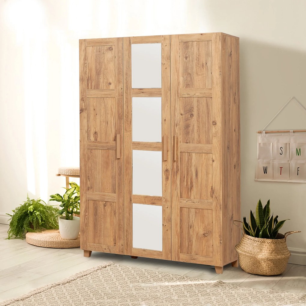 Roupeiro Hedera – Atlantic Pine – 120x189x48 cm