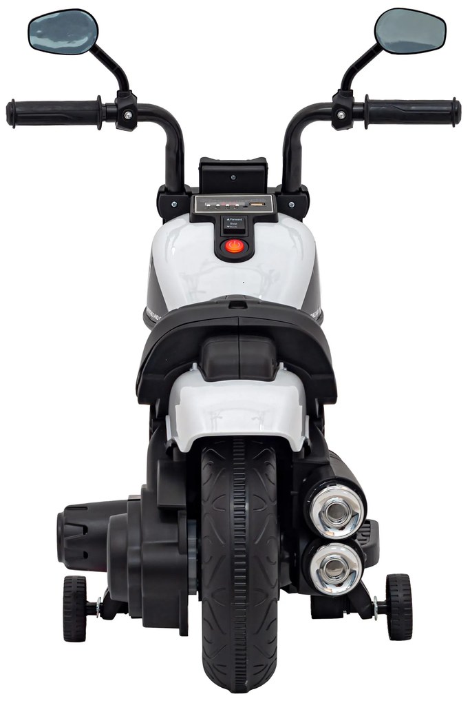 Mota elétrica para crianças 6V, Chopper FASTER, 2 a 5 anos Branca