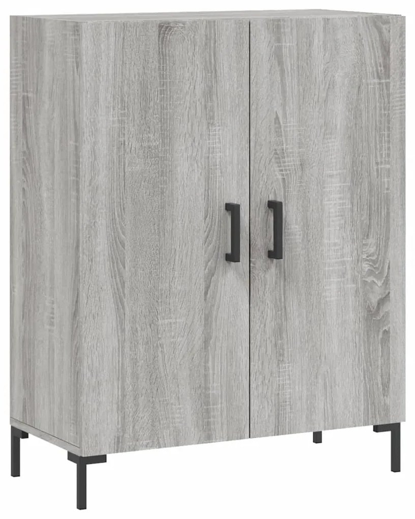 Armário alto 69,5x34x180 cm derivados de madeira sonoma cinza