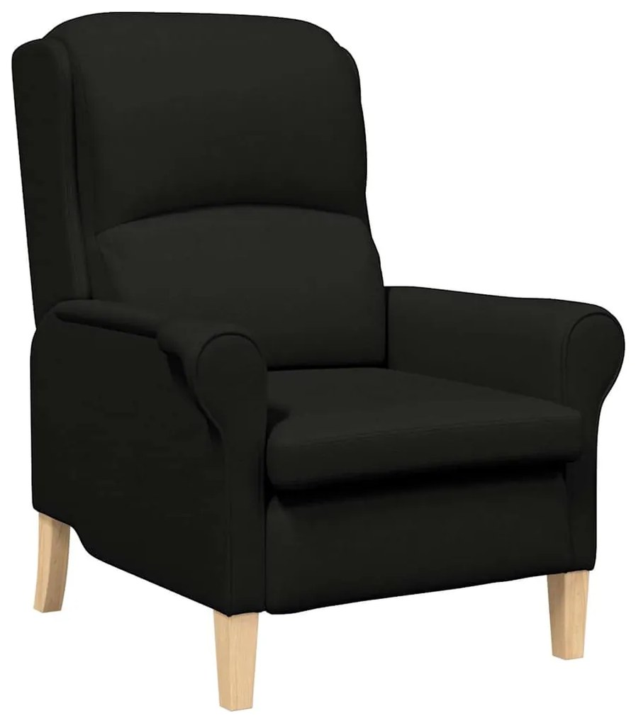 Poltrona Preta 52 cm em Tecido