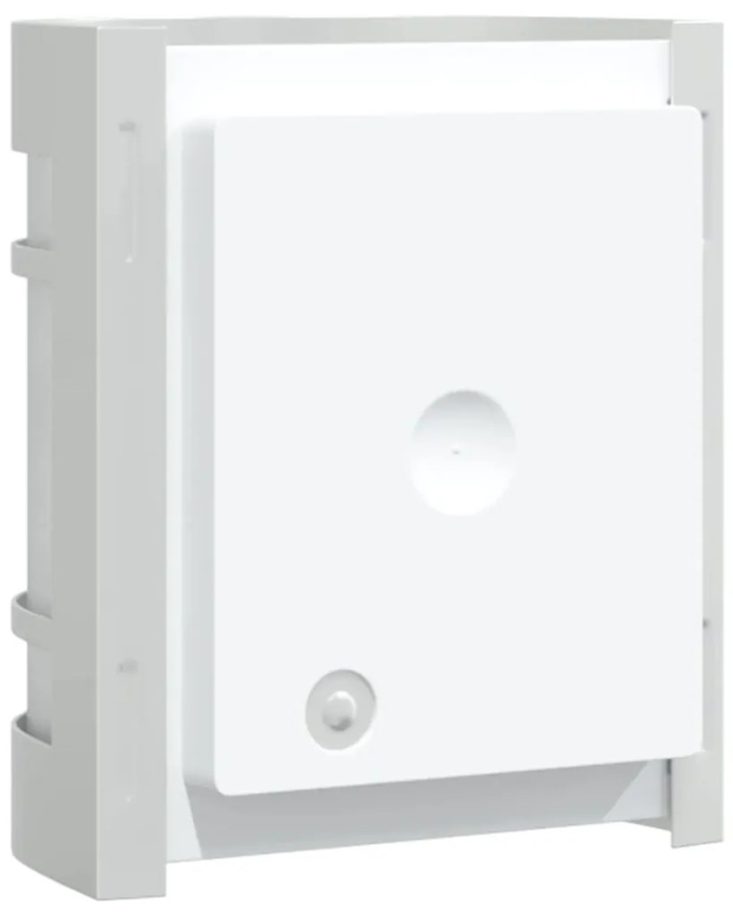 Candeeiros de parede p/ exterior 2 pcs aço inoxidável prateado