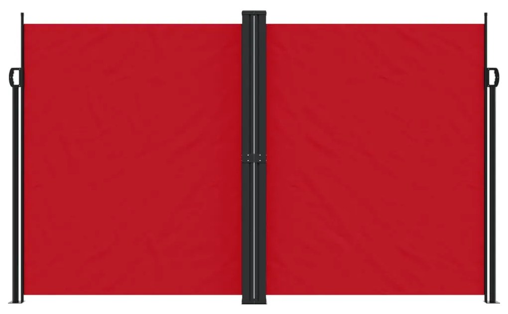 Toldo lateral retrátil 200x1200 cm vermelho