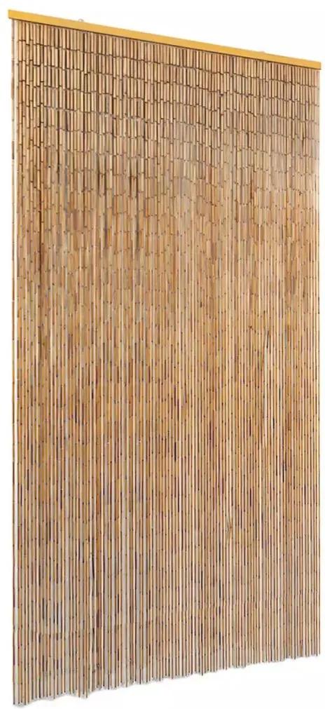 Cortina de porta anti-insetos em bambu 100x220 cm
