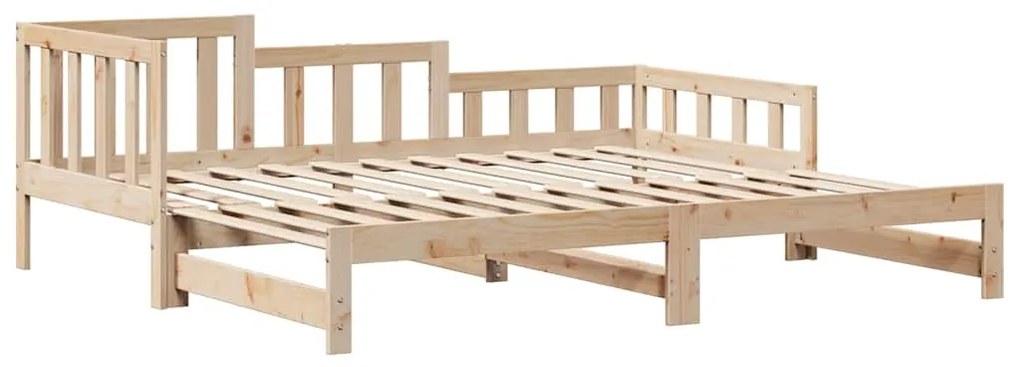 Sofá-cama com gavetão e gavetas sem colchão 90x190 cm