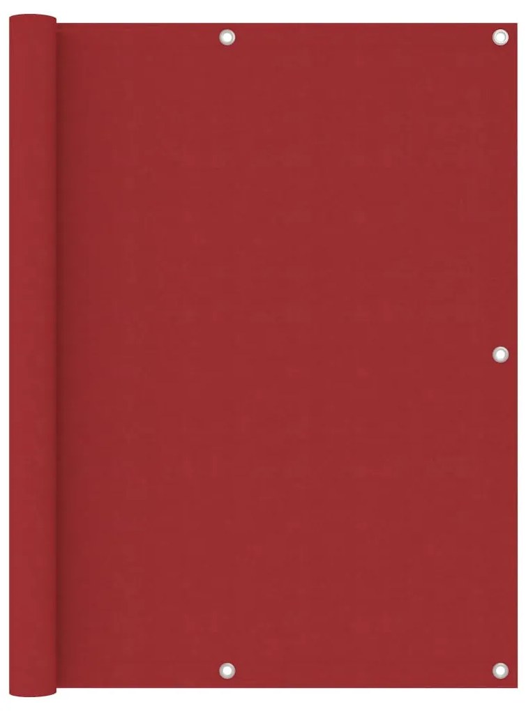Tela de varanda 120x500 cm tecido Oxford vermelho