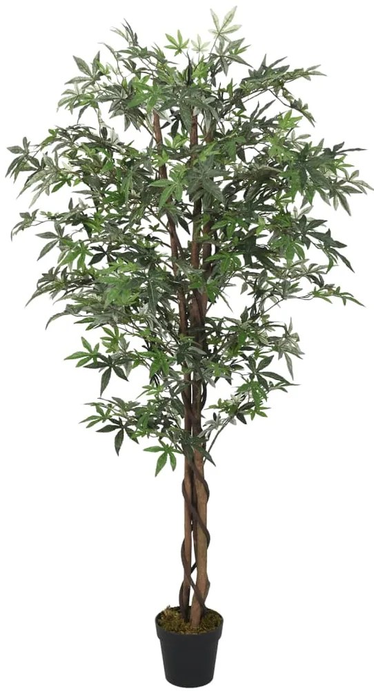 Ácer artificial 224 folhas 80 cm verde