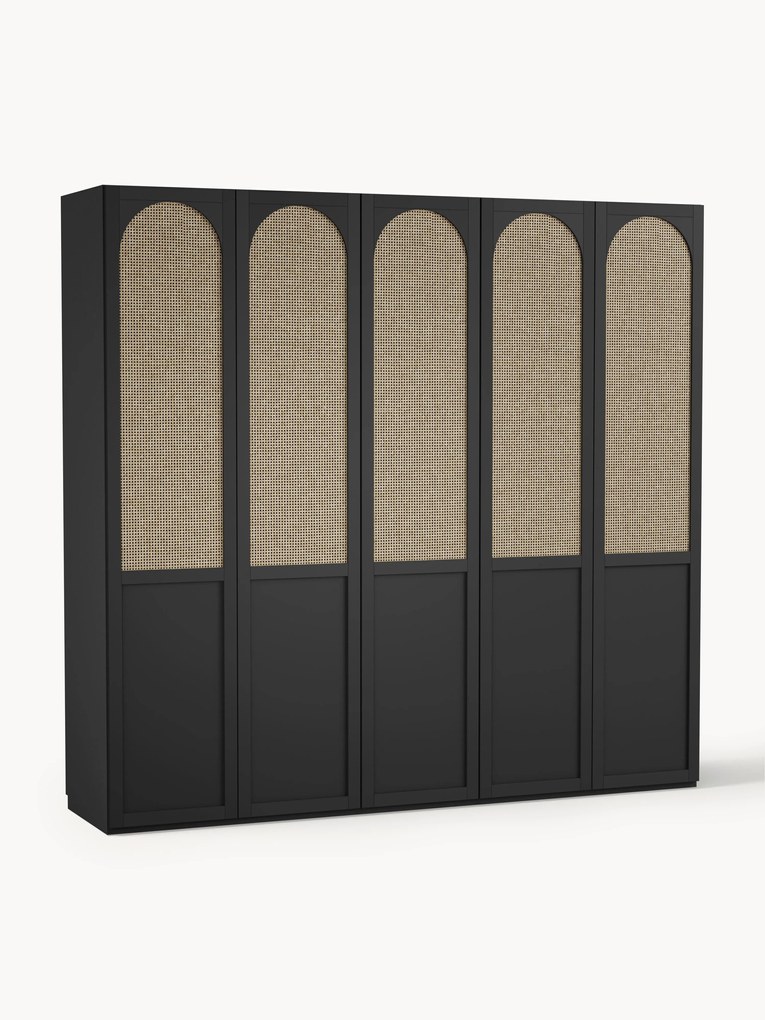 Roupeiro modular com portas de batente Jeanne, L 250 cm, vários tamanhos