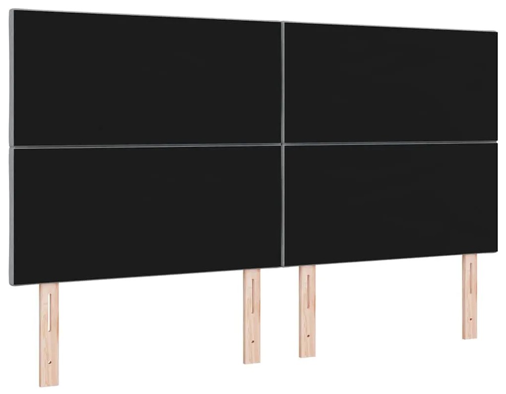 Cabeceira LED vidaXL Design Blocos em Diamante Cinza Claro 180 cm Teci