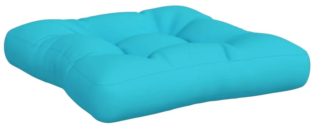 Almofadões p/ móveis de paletes 3 pcs tecido oxford turquesa