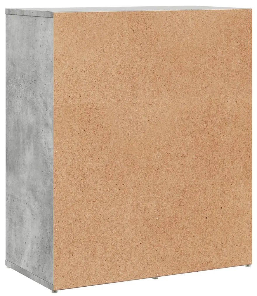 Aparador 60x31x70 cm derivados de madeira cinzento cimento