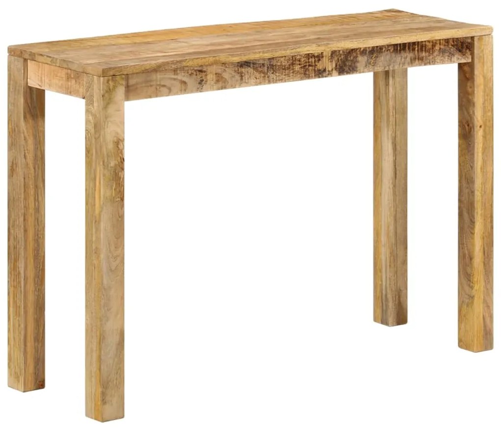 Mesa consola 110x35x76 cm madeira de mangueira áspera