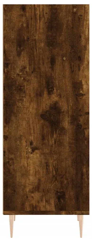 Aparador 34,5x32,5x90 cm derivados de madeira carvalho fumado