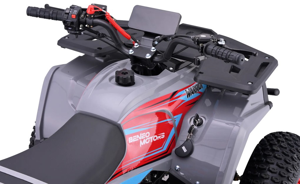 Moto 4 gasolina crianças Motors WARRIOR 125cc Vermelha