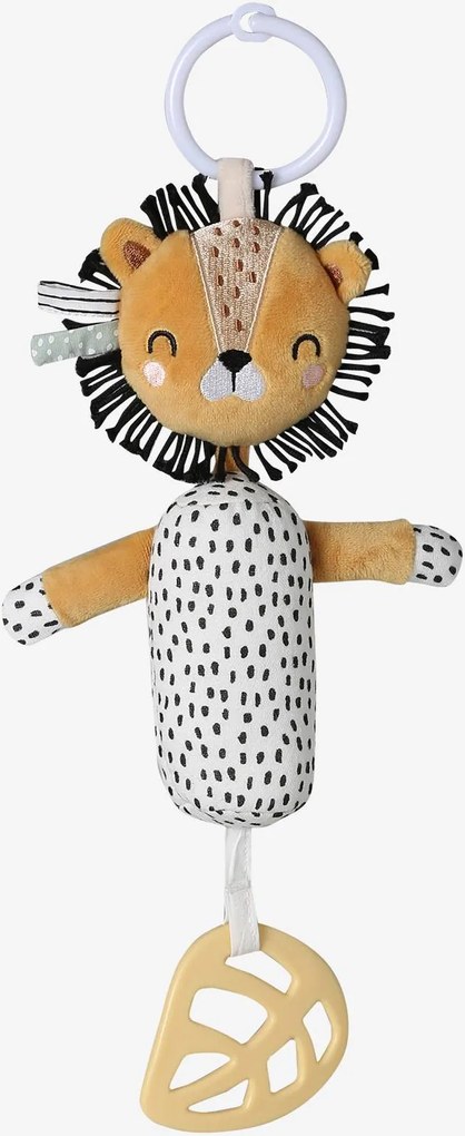 Chocalho suspenso sensorial leão castanho