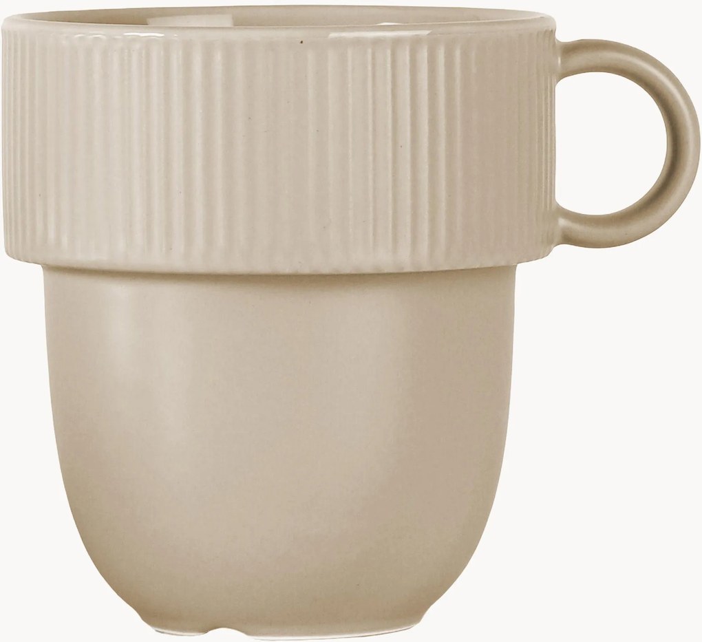 Canecas em porcelana New Bone China Inka, conjunto de 6