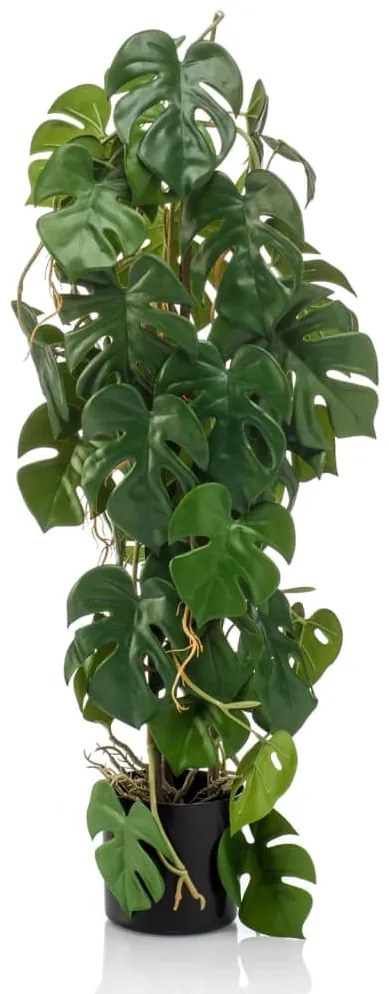 444646 Emerald Costela-de-adão artificial em vaso 75 cm