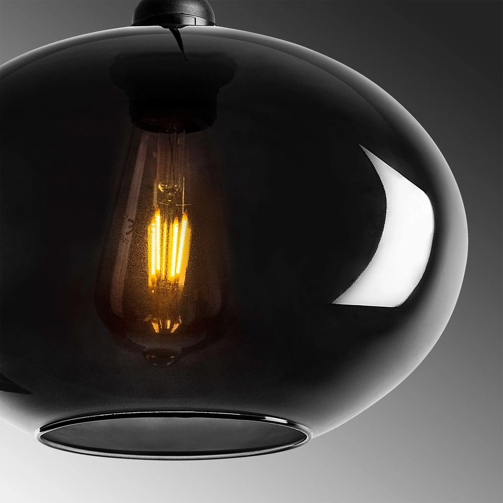 Chandelier Smoked – Fume – 27 x 27 cm