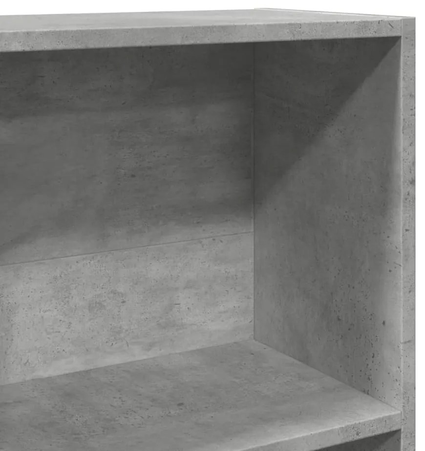 Estante 80x30x114 cm derivados de madeira cinzento cimento