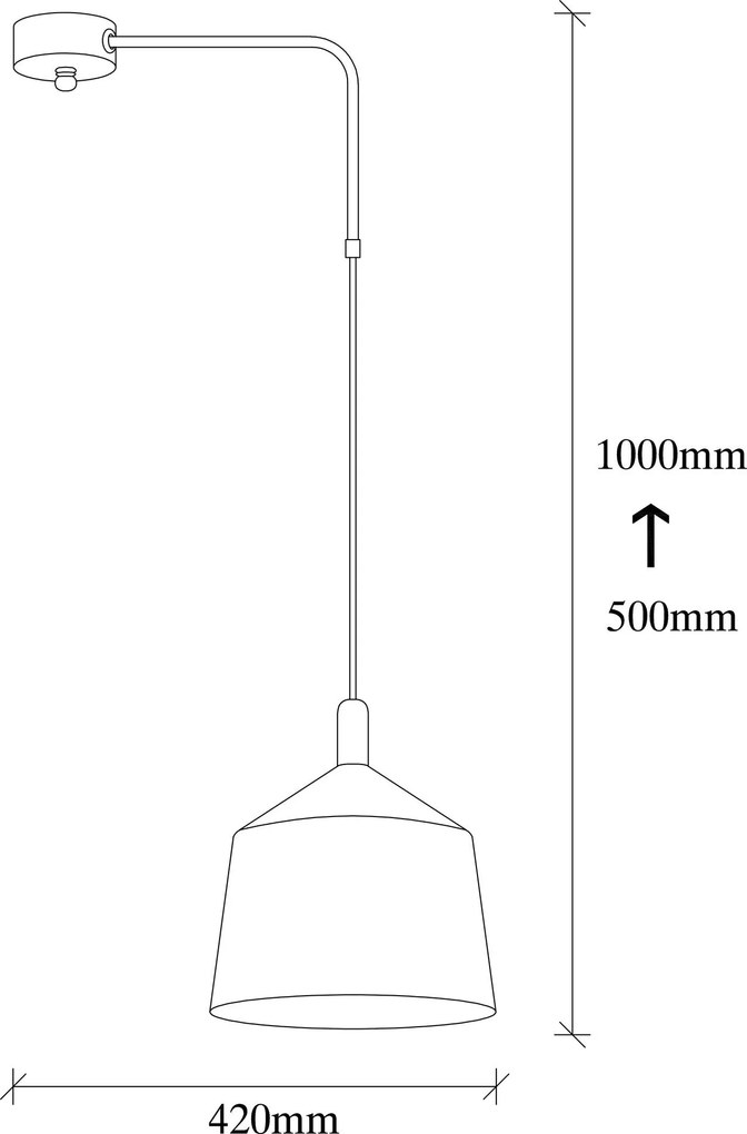 Candeeiro de Teto Saglam – Preto e Dourado – 42 x 28 cm