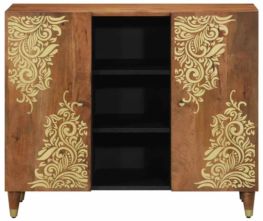 Sideboard 90x33x75 cm em Madeira Maciça de Manga