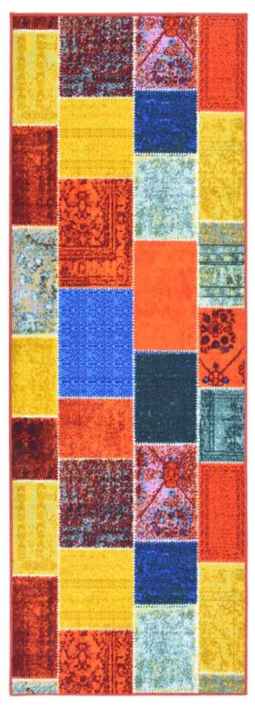 vidaXL Tapete/passadeira 80x300 cm multicor