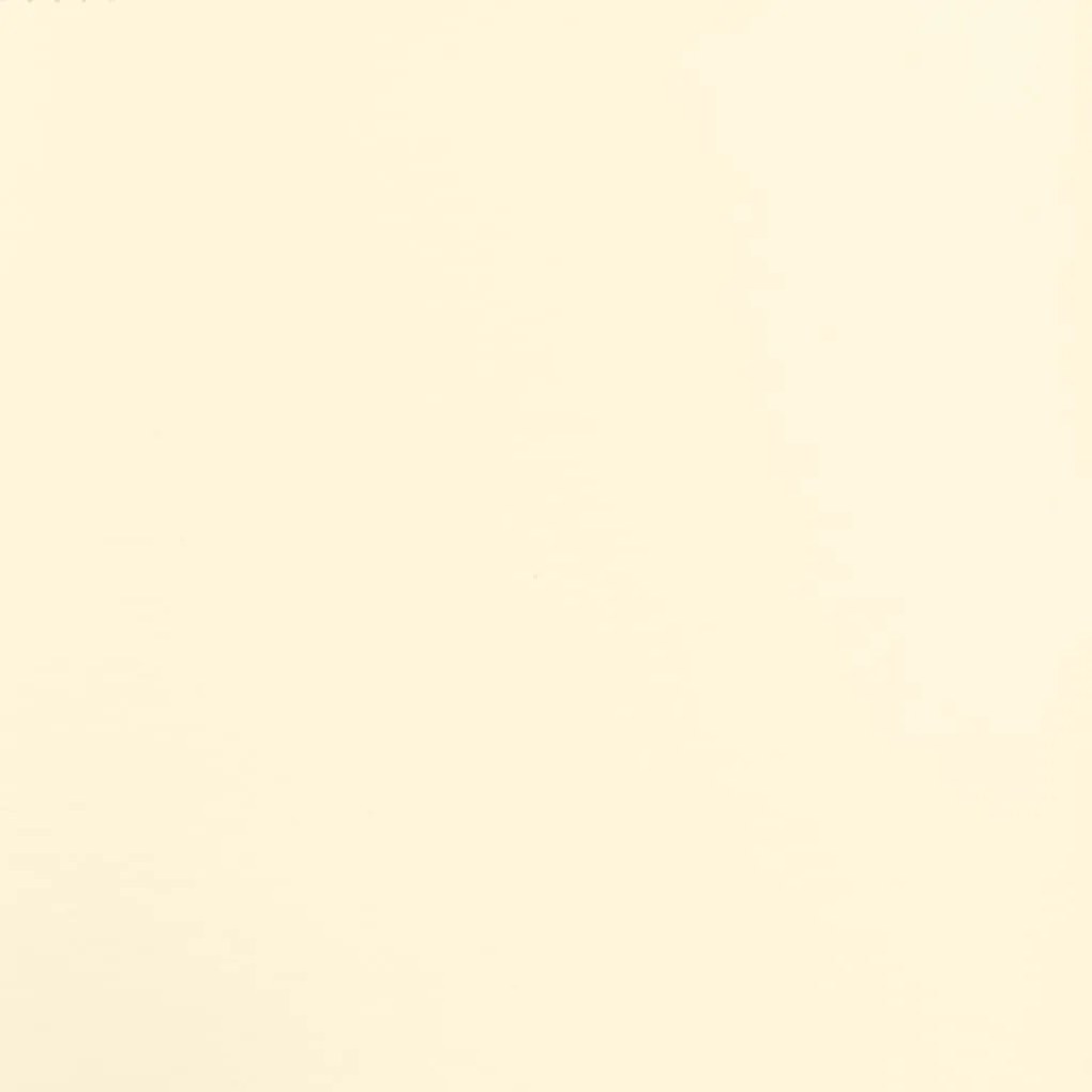 Apoio de pés 78x56x32 couro artificial cor creme