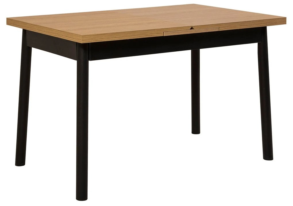 Conjunto de Mesa de Jantar Extensível e Cadeiras Oliver – Preto – Mesa