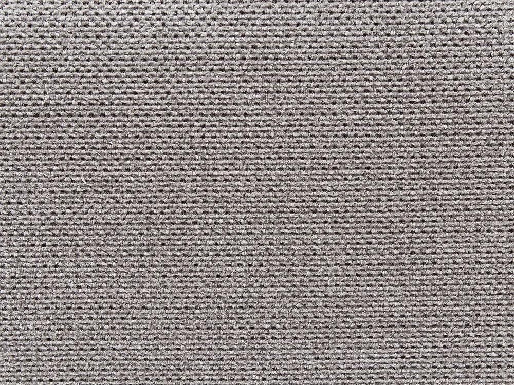 Cama de casal em tecido cinzento 160 x 200 cm LINARDS Beliani