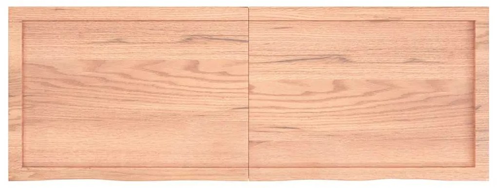 Prateleira de parede 140x50x(2-6) cm carvalho tratado castanho