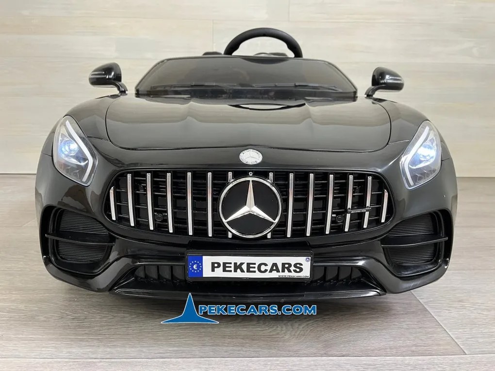 Carro eletrico crianças Mercedes AMG GT V8 12V 2 Lugares preto